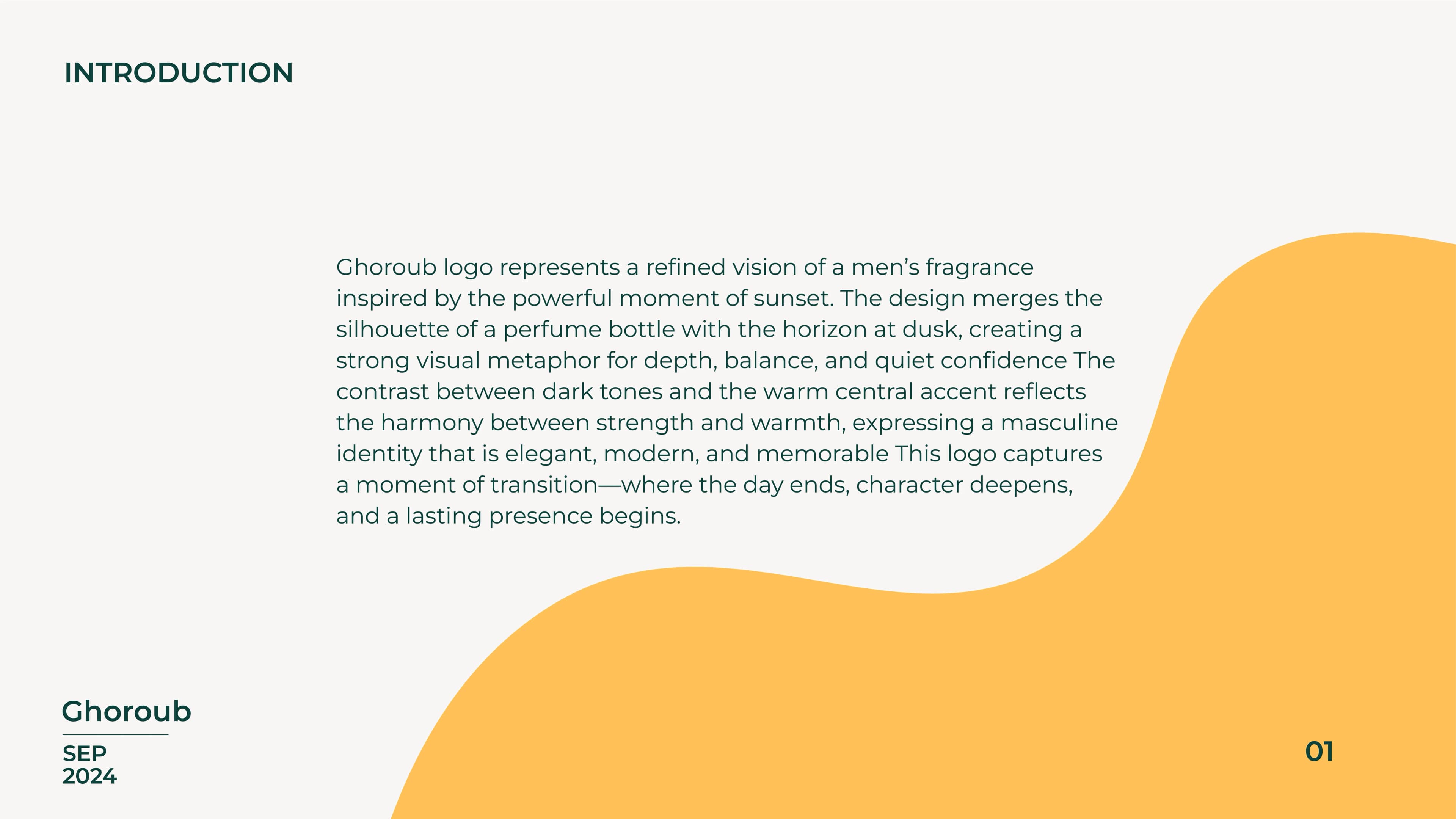 Ghoroub logo presentation 2