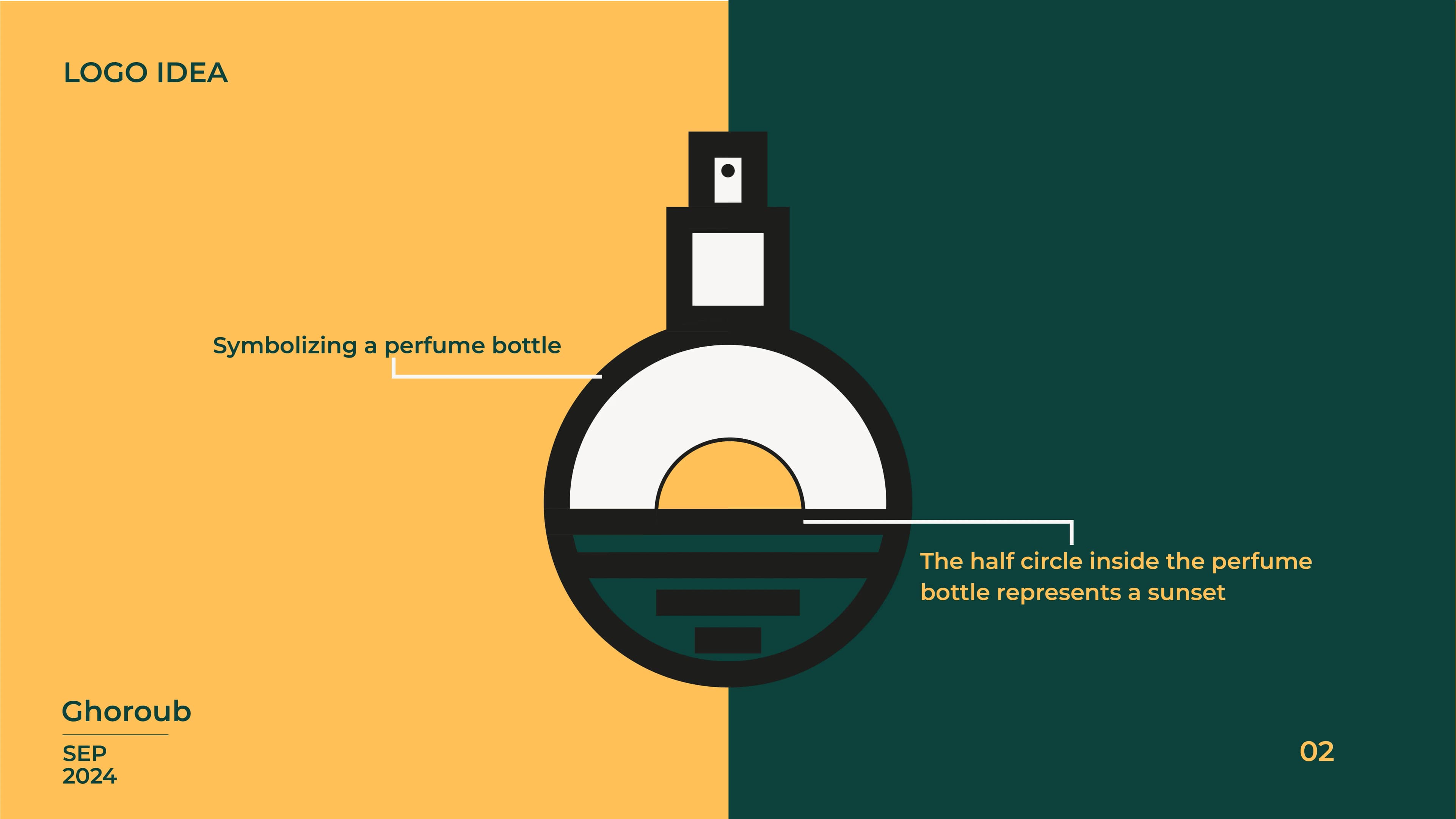 Ghoroub logo presentation 3