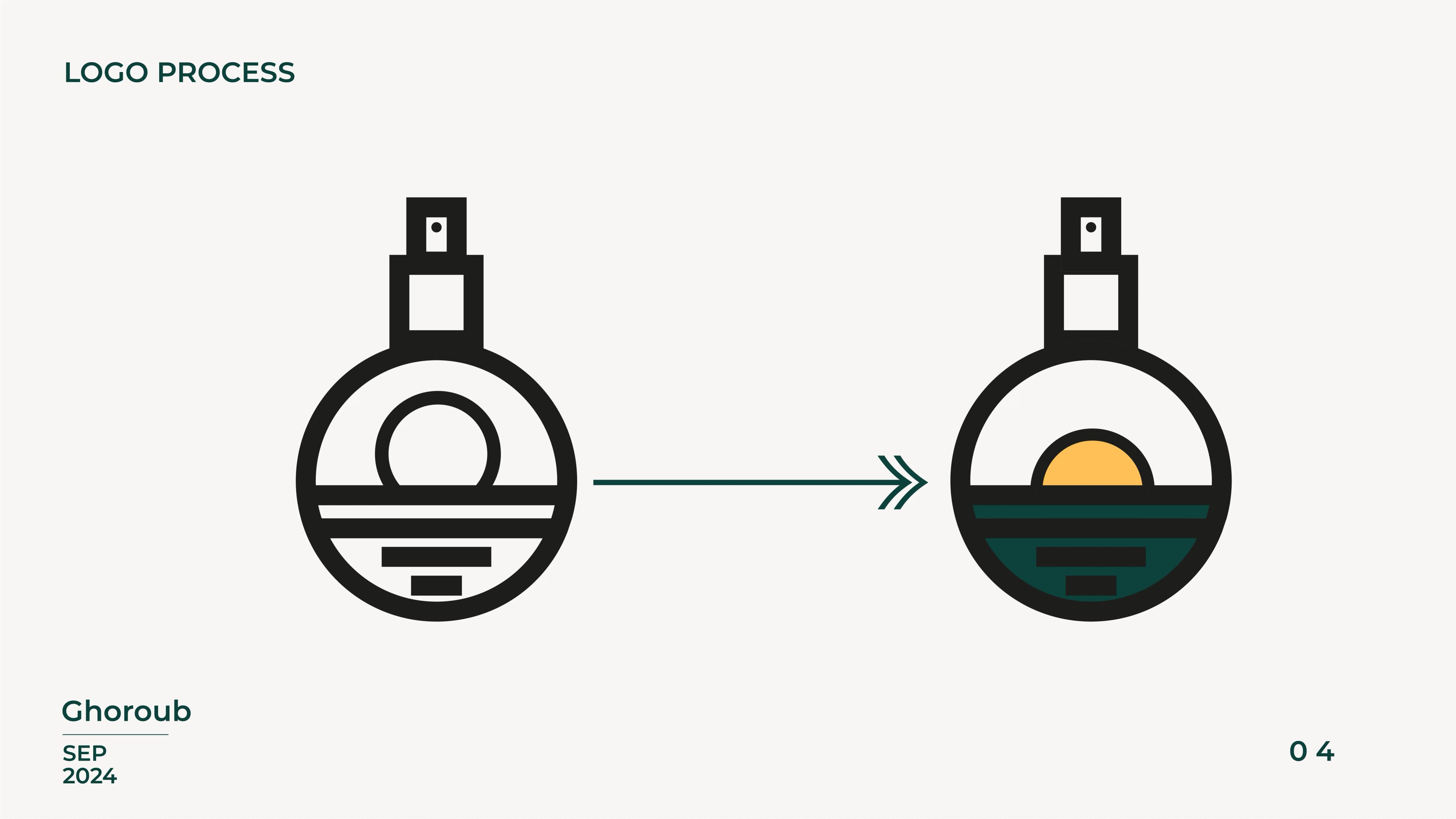 Ghoroub logo presentation 5