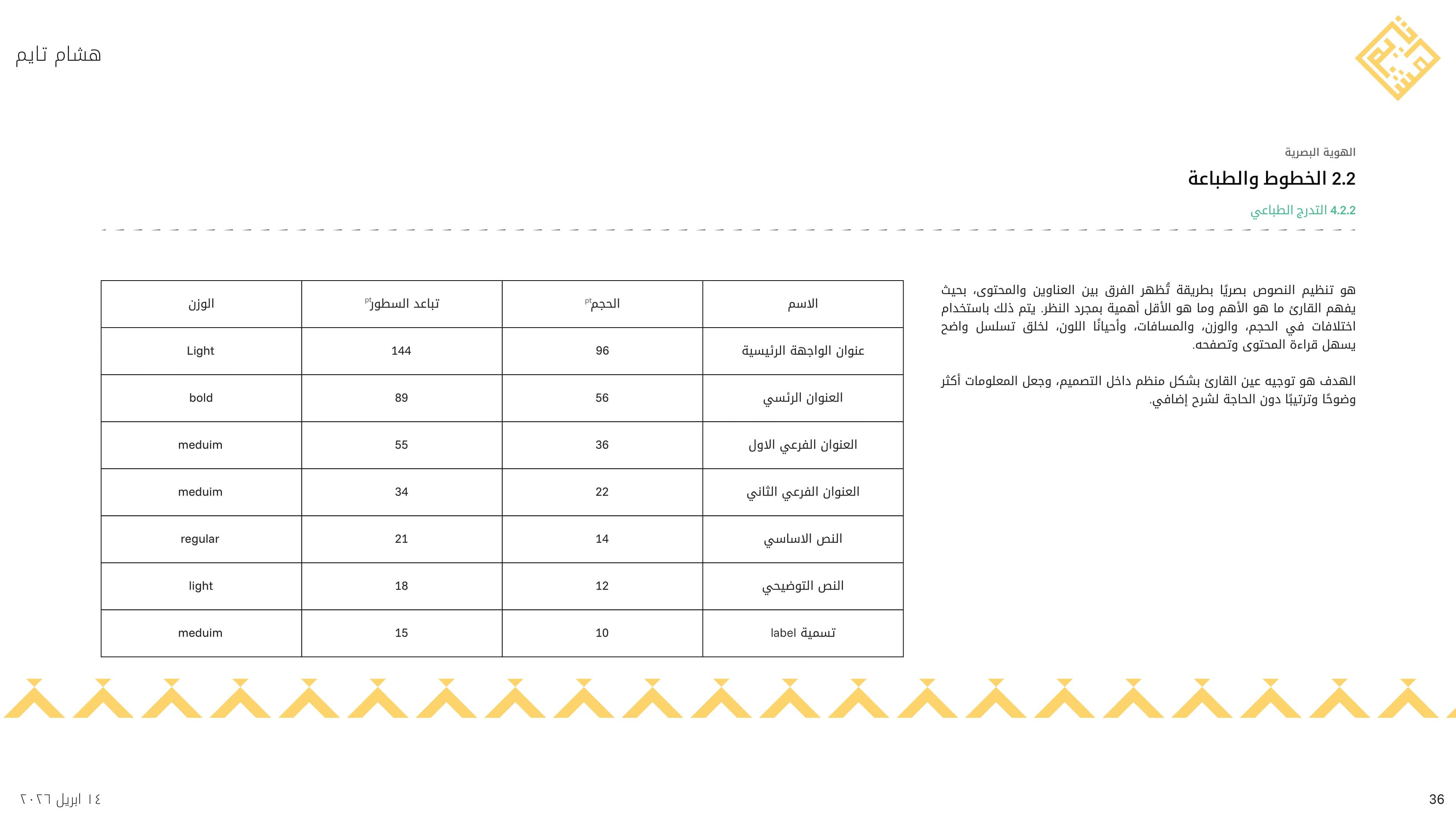 Hicham time brand guideline 36