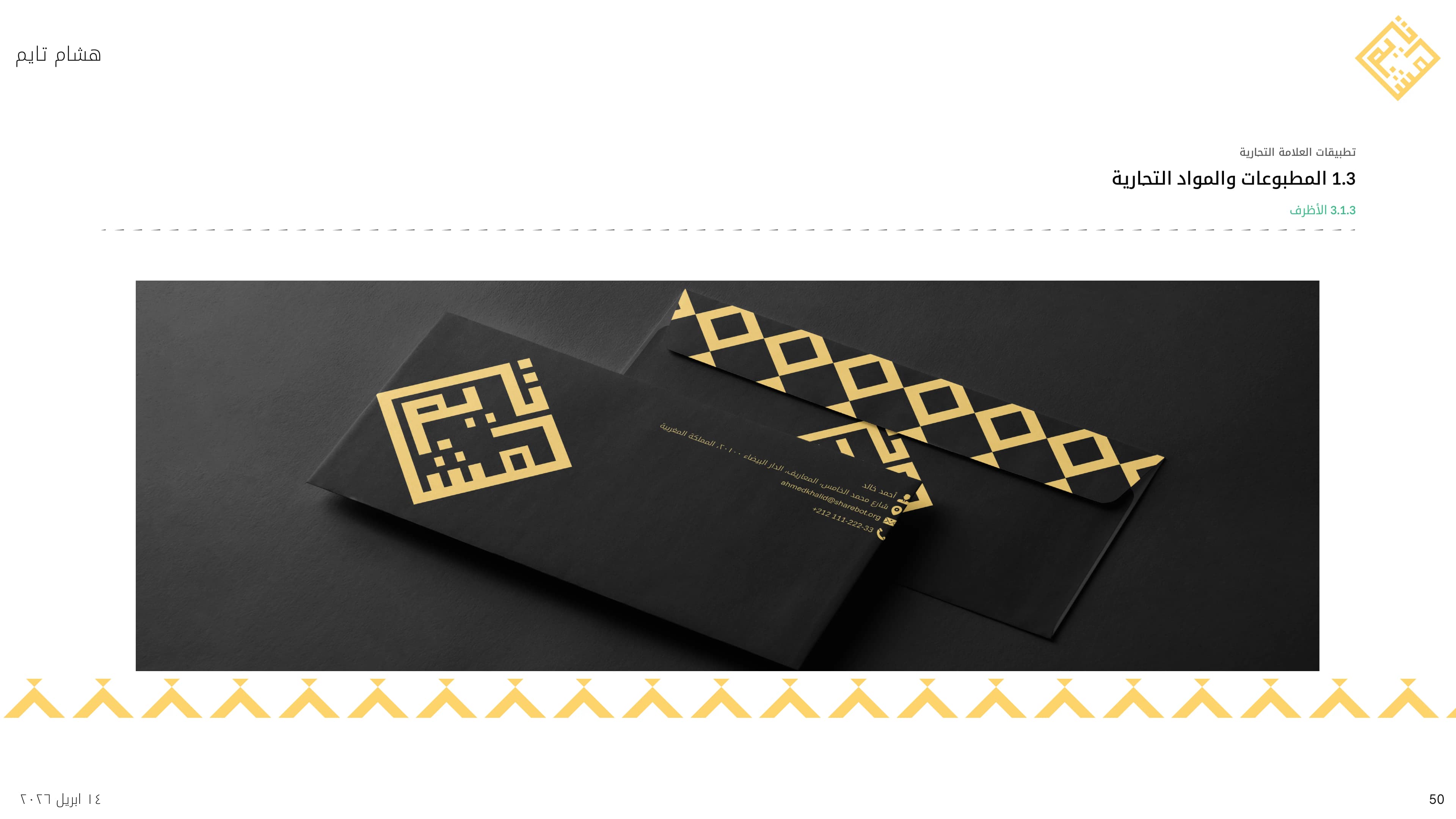 Hicham time brand guideline 50